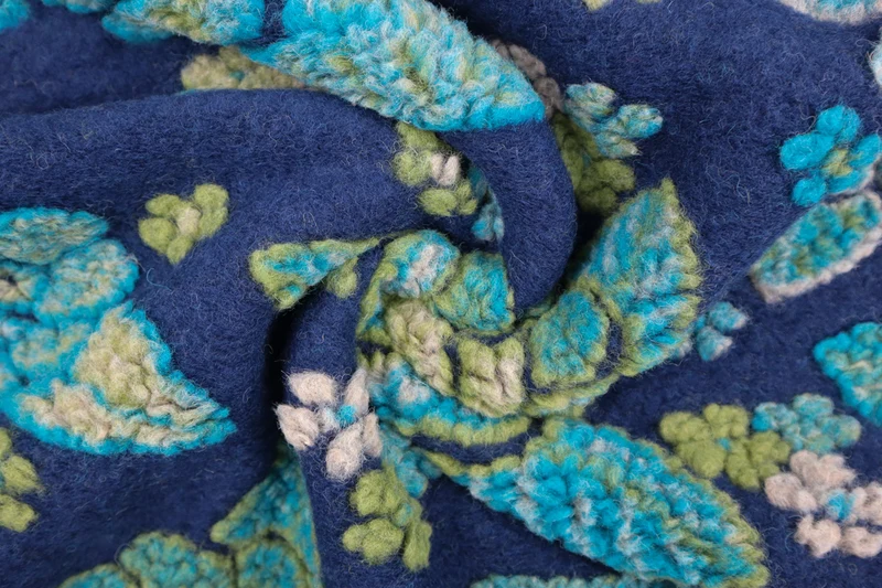 Walkloden Flower - blau