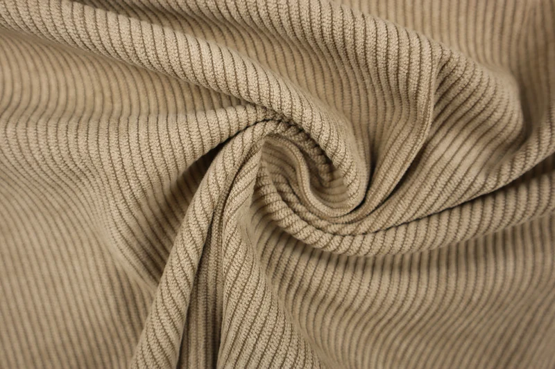 Rippen Cordstoff Luisa Uni - caramel