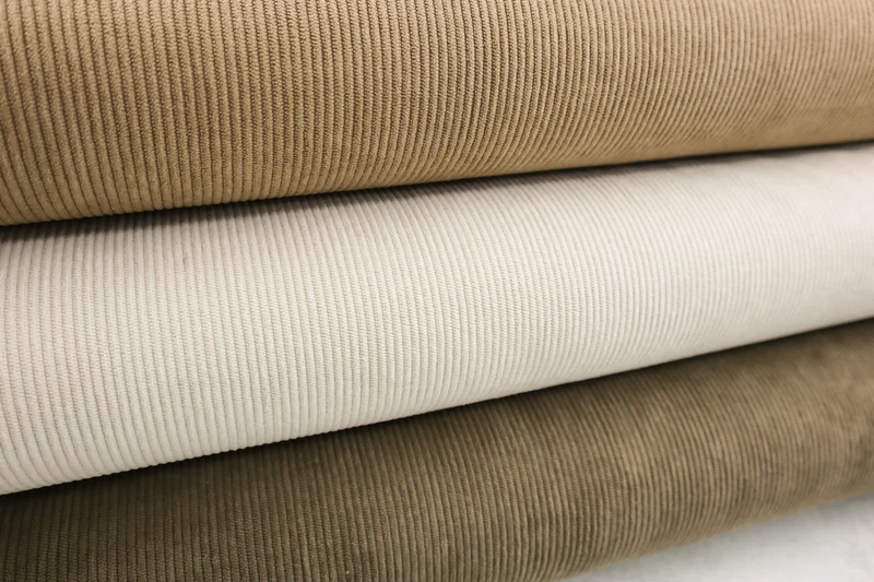 Rippen Cordstoff Luisa Uni - natur