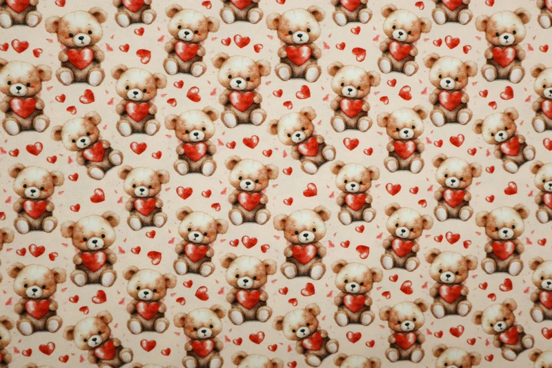 Baumwolljersey Lovely Bears