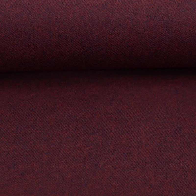 Baumwollflanell Hudson HW 25/26 - 1338 burgundy