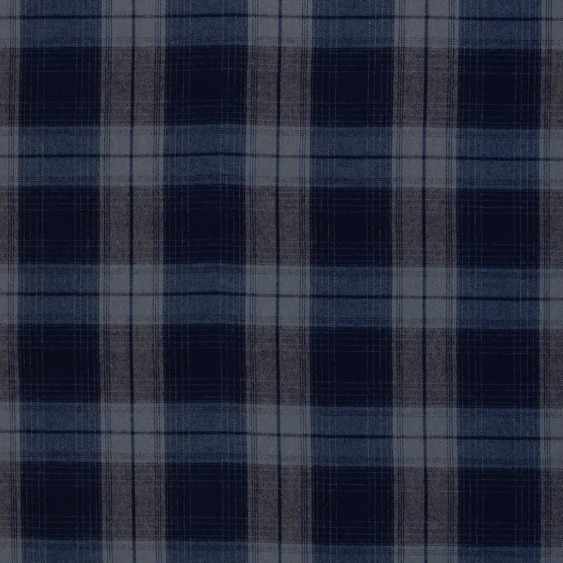 Baumwollflanell Yukon HW 25/26 - 255 blau