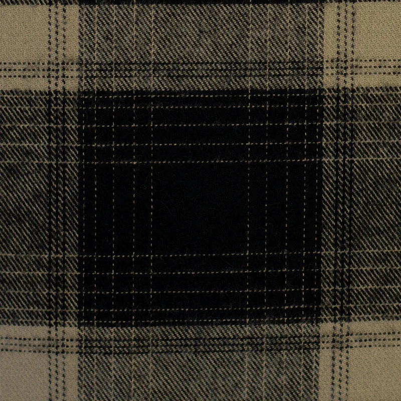 Baumwollflanell Yukon HW 25/26 - 299 schwarz