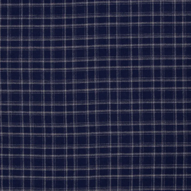 Baumwollflanell Maverick 125/596 blau