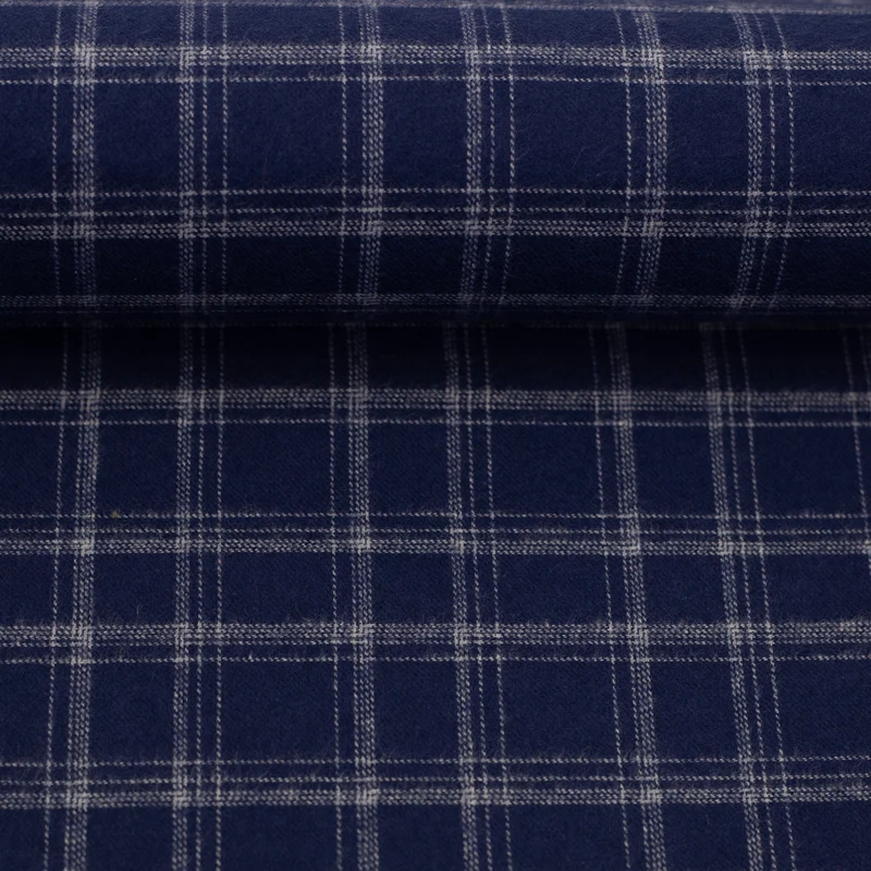 Baumwollflanell Maverick 125/596 blau