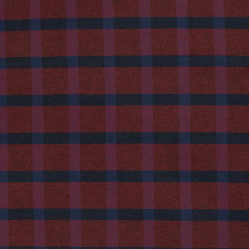 Baumwollflanell Maverick 157/339 burgundy