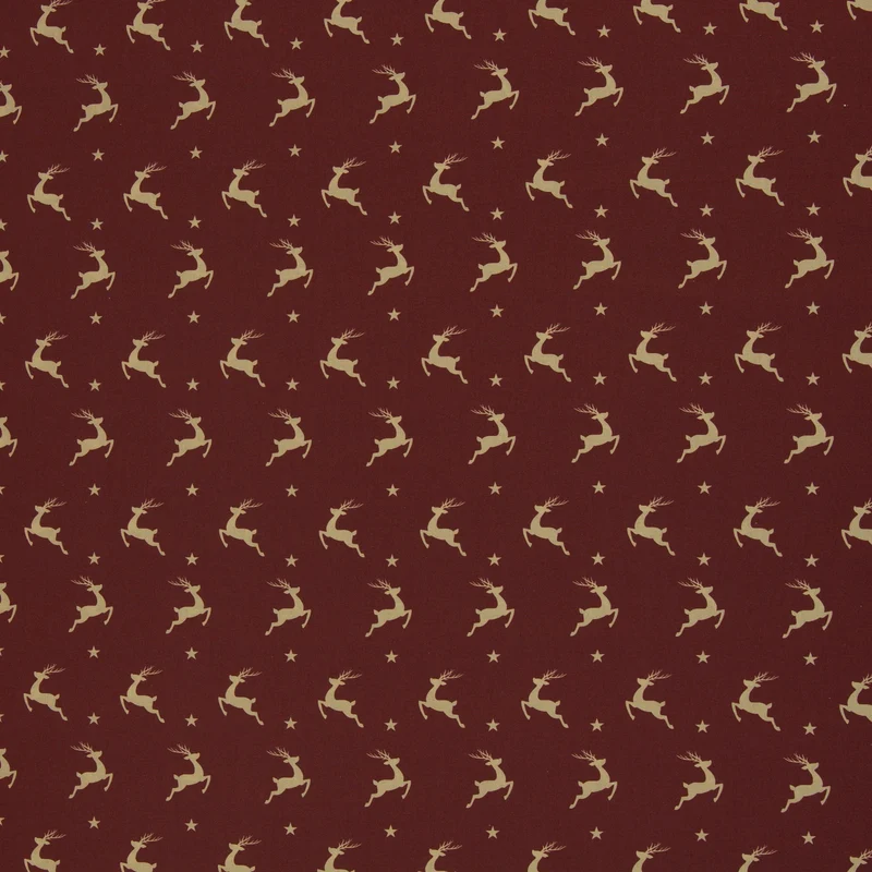 Baumwollwebware Björn Rentiere - 937 bordeaux