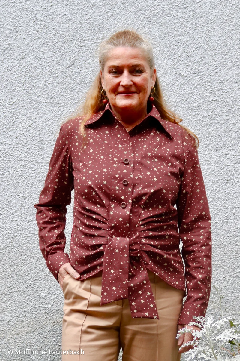 Baumwollwebware Björn Sterne - 937 bordeaux