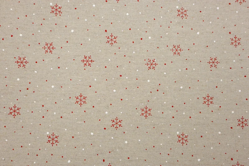 Dekostoff Snowflakes