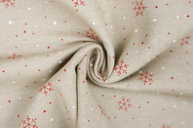 Dekostoff Snowflakes