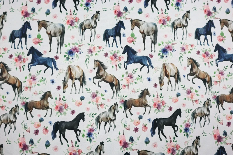 Alpenfleece Digital Pferde Liebe