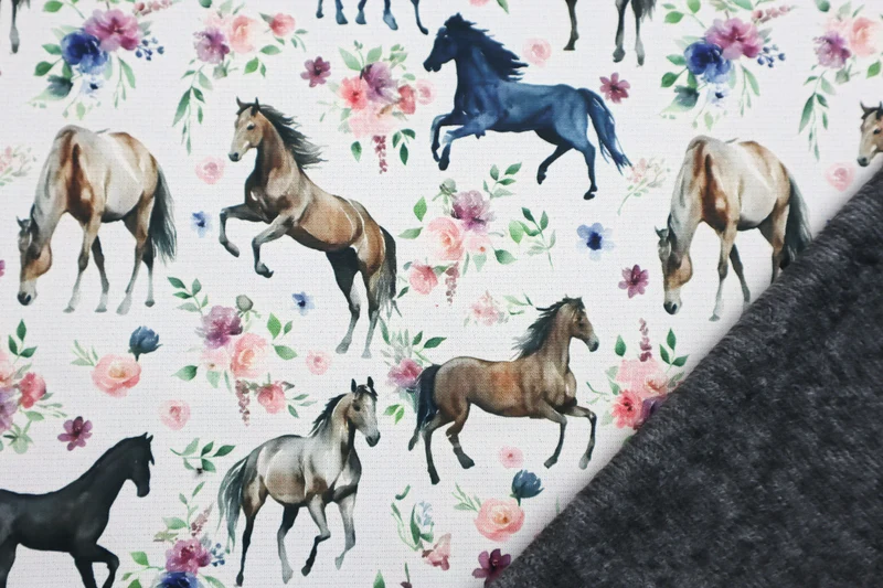 Alpenfleece Digital Pferde Liebe