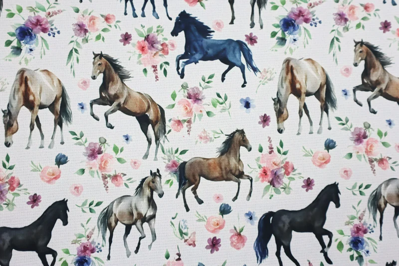 Alpenfleece Digital Pferde Liebe