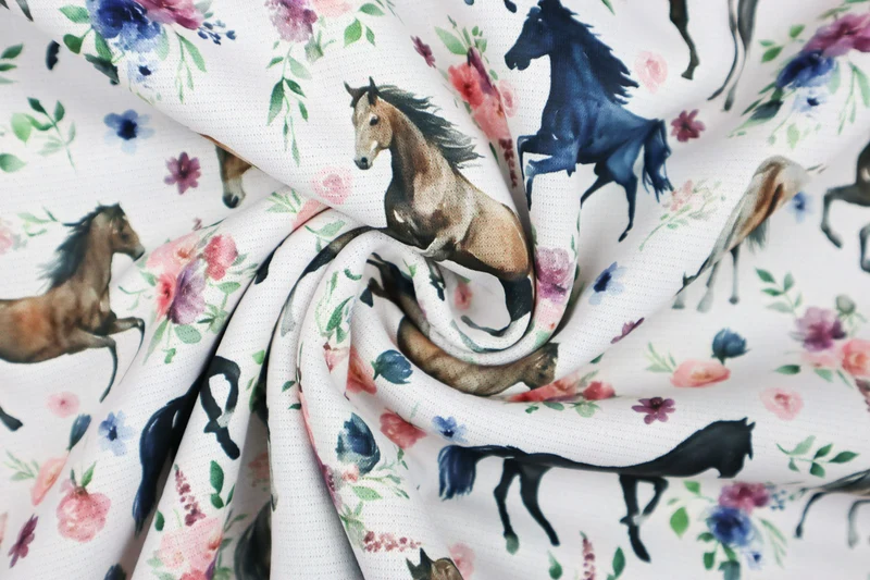 Alpenfleece Digital Pferde Liebe
