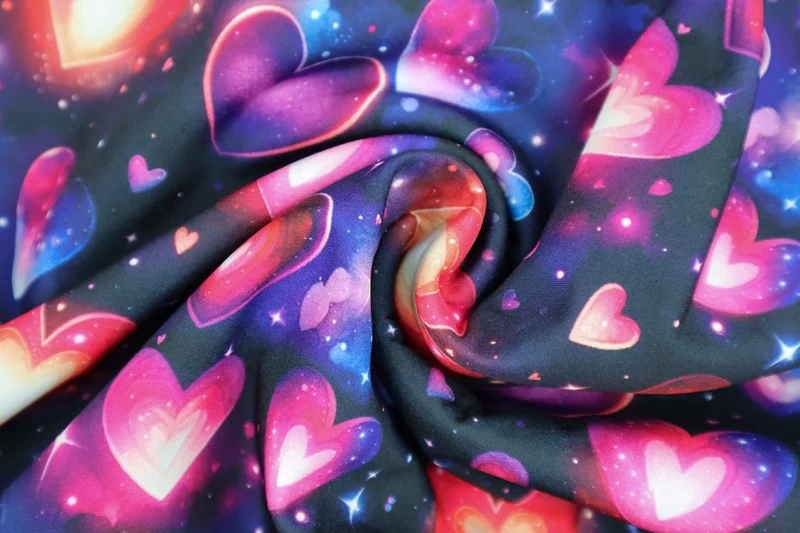 Softshell Digital Sparkling Shining Hearts