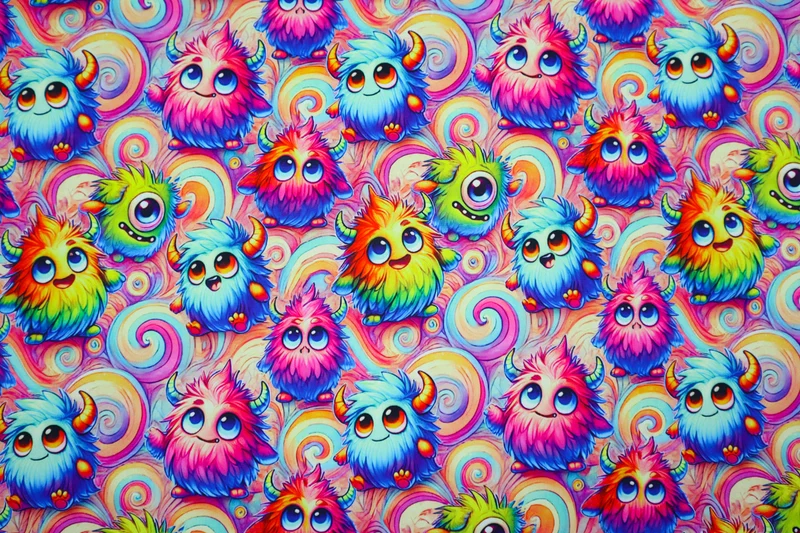 Softshell Digital Fluffy Monster