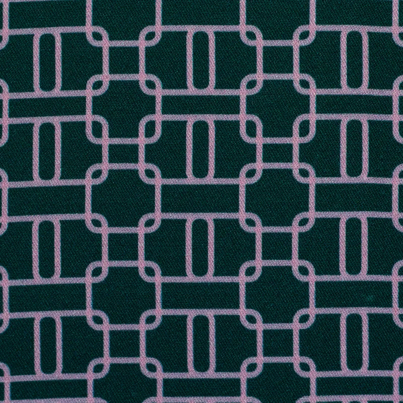 Viskose Webware Geoluxe Chain Twist by ki-ba-doo - 748 petrol/flieder
