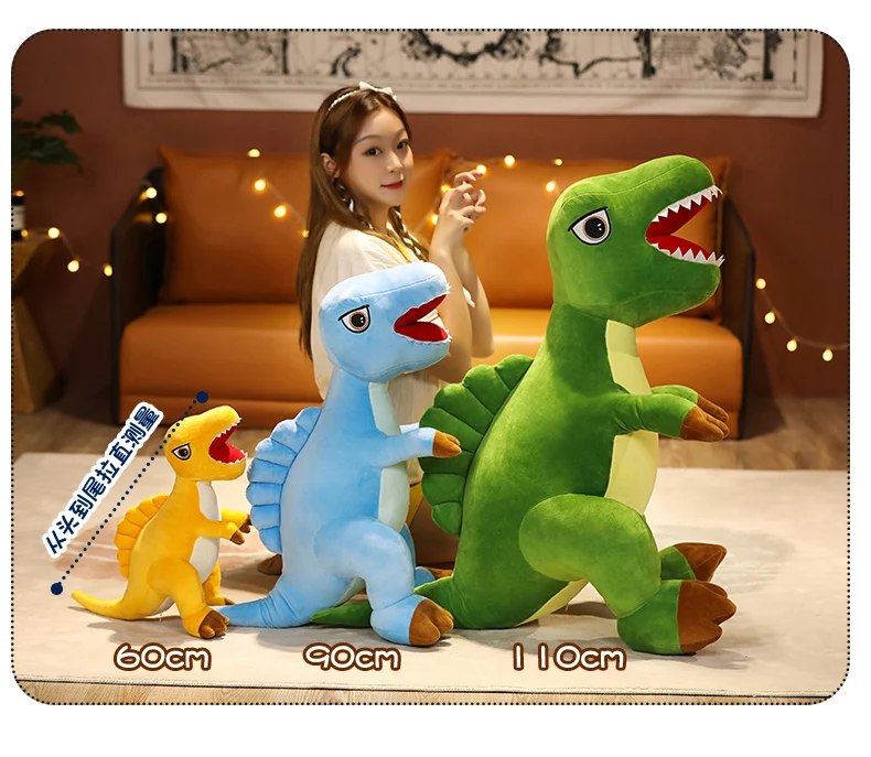 Extragroßer Plüsch Dinosaurier (50cm, 90cm oder 110cm)