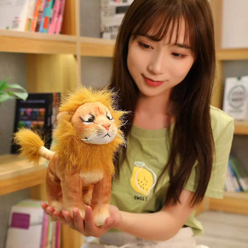 Wunderbare Tiger, Löwen oder Leopard Plüsch Tiere (17cm oder 25cm)