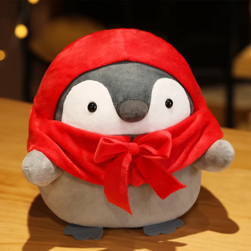 Lieblicher Pinguin Stofftier mit Mütze (20/30/50CM)