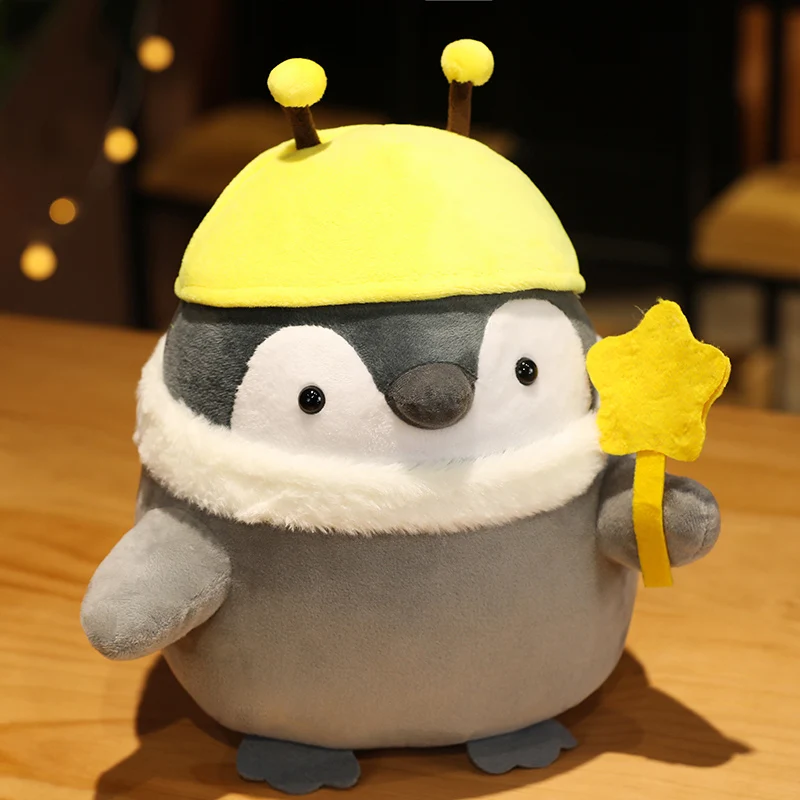 Lieblicher Pinguin Stofftier mit Mütze (20/30/50CM)