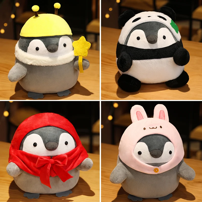 Lieblicher Pinguin Stofftier mit Mütze (20/30/50CM)