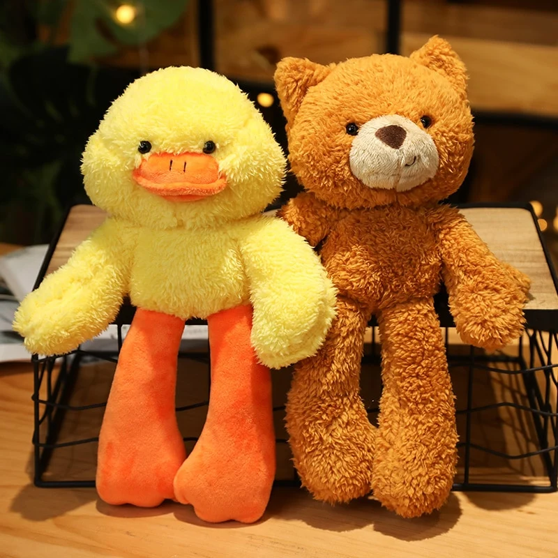 Kawaii Plüschige Enten, Ferkel, Kätzchen, Hund, Häschen oder Äffchen Plüschtiere (ca. 30cm)