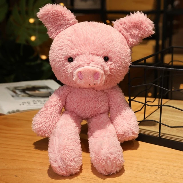 Kawaii Plüschige Enten, Ferkel, Kätzchen, Hund, Häschen oder Äffchen Plüschtiere (ca. 30cm)