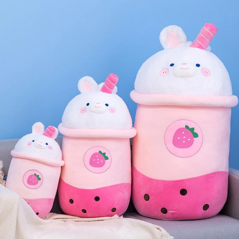 Liebliche Hasen oder Bär Bubble Kuschel Kissen