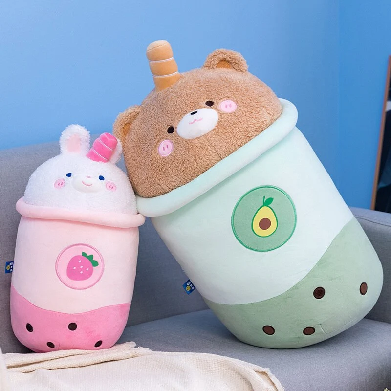 Liebliche Hasen oder Bär Bubble Kuschel Kissen