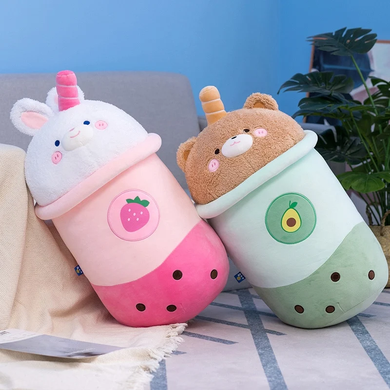 Liebliche Hasen oder Bär Bubble Kuschel Kissen
