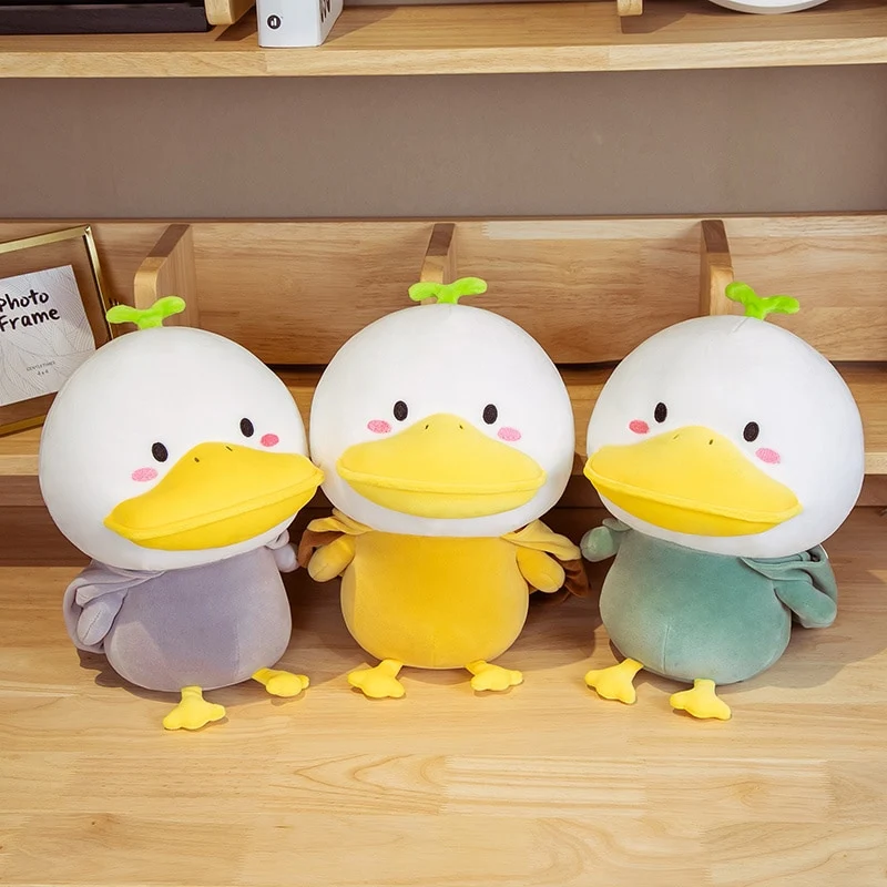 Lustige Plüsch Enten in verschiedenen Cosplay Kostümen