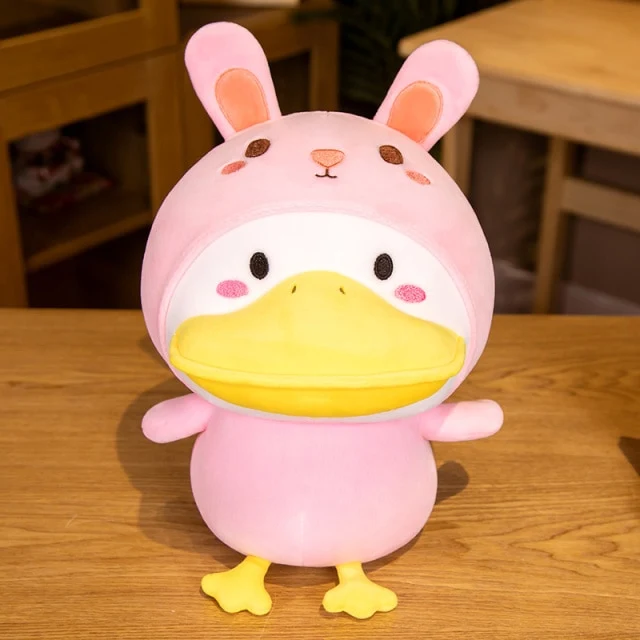Lustige Plüsch Enten in verschiedenen Cosplay Kostümen