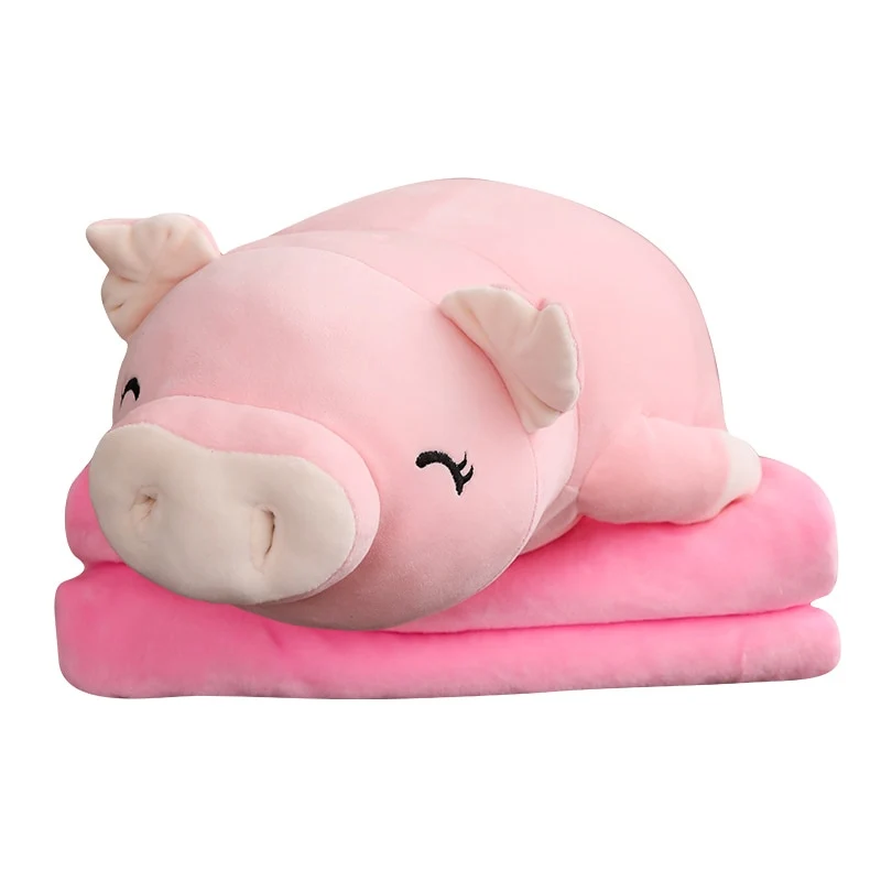 Niedliches Ferkel als Kuscheltier
