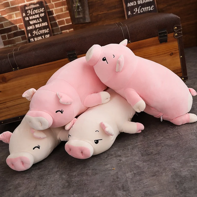 Niedliches Ferkel als Kuscheltier