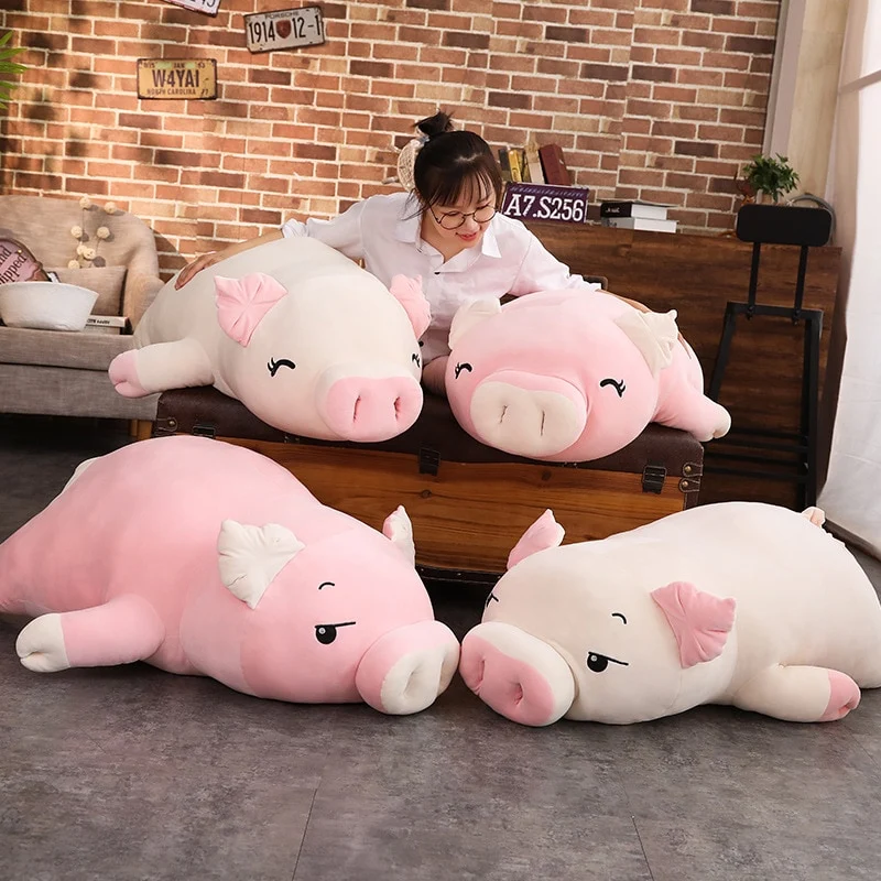 Niedliches Ferkel als Kuscheltier