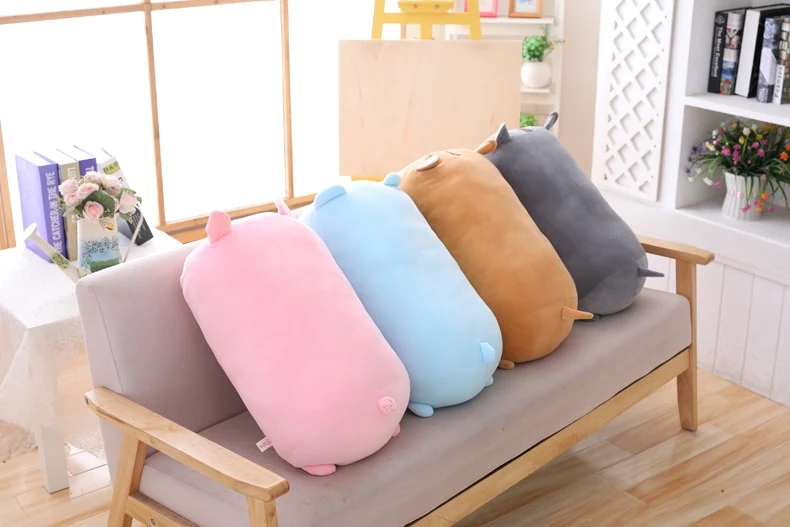 Kawaii Flauschige Katze Ferkel Panda oder Dino (20/60/85cm)