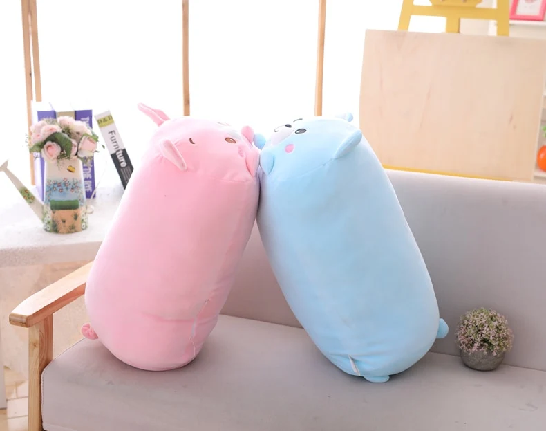 Kawaii Flauschige Katze Ferkel Panda oder Dino (20/60/85cm)