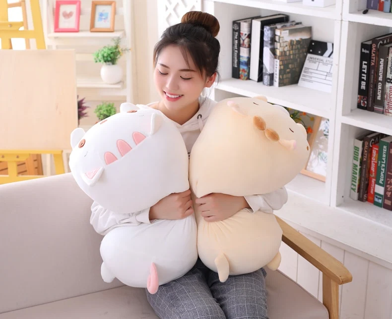 Kawaii Flauschige Katze Ferkel Panda oder Dino (20/60/85cm)