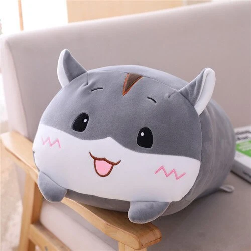 Kawaii Flauschige Katze Ferkel Panda oder Dino (20/60/85cm)