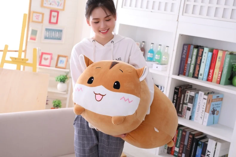 Kawaii Flauschige Katze Ferkel Panda oder Dino (20/60/85cm)