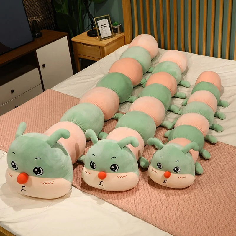 Süße XXL Raupe (110 oder 150cm) Kuscheltier