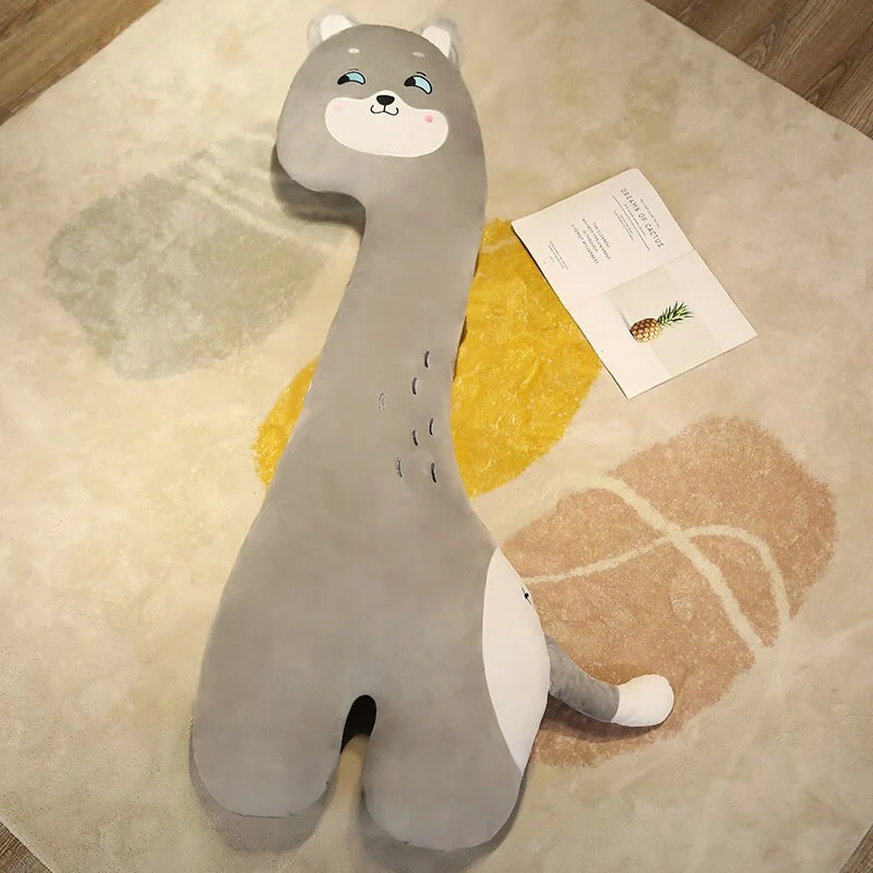 XXL Cartoon Kuscheltier - Einhorn, Krokodil, Giraffe, Husky oder Dino - bis zu 140cm