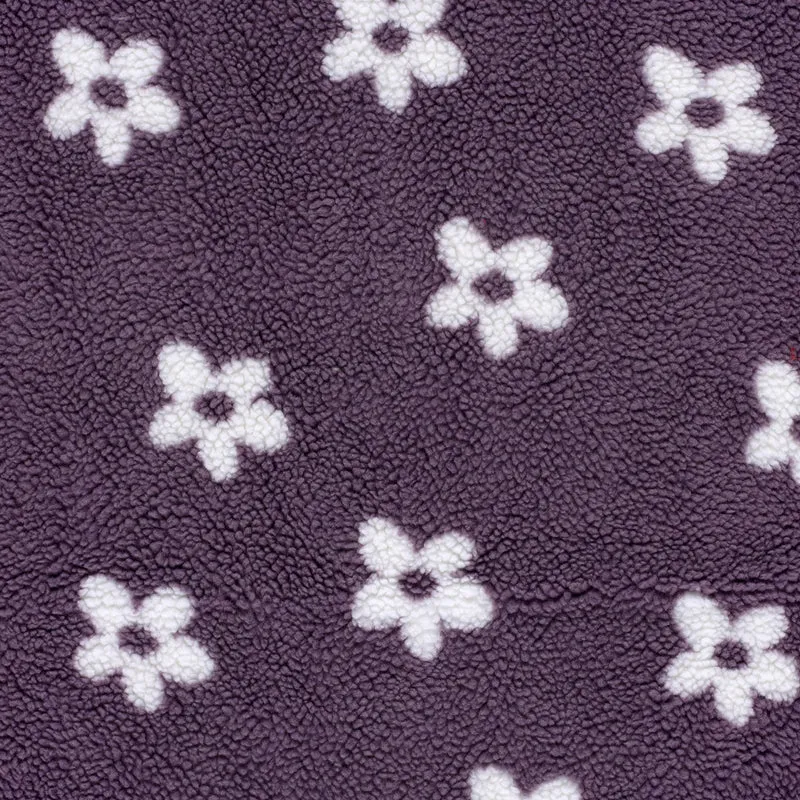 Sherpa Fleece Blümchen