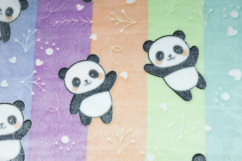 Wellnessfleece Glow in the Dark Panda