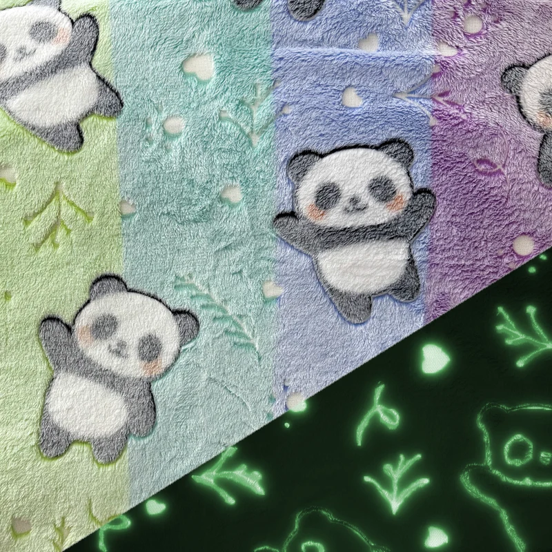 Wellnessfleece Glow in the Dark Panda