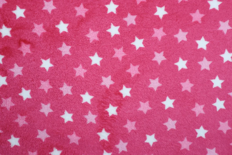 Wellnessfleece Mini Stars - pink