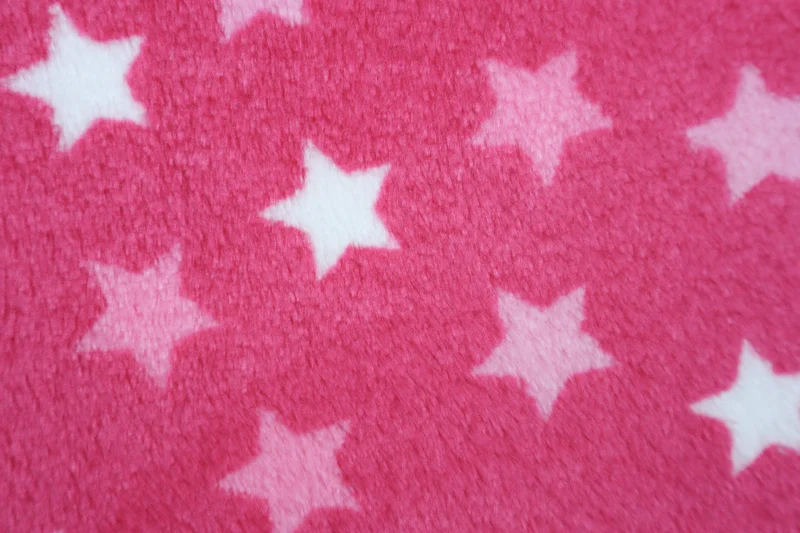 Wellnessfleece Mini Stars - pink