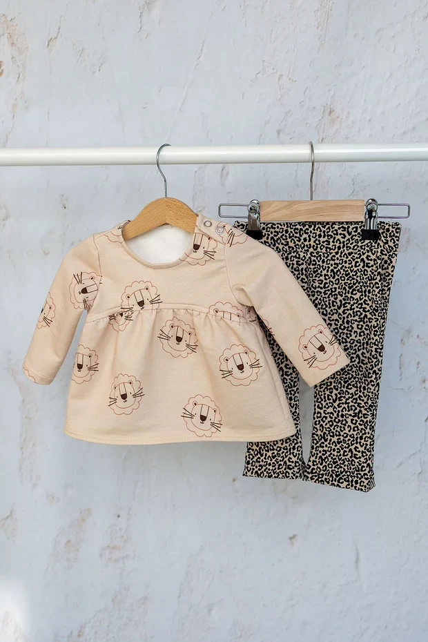 Baumwolljersey Cute Leo Look