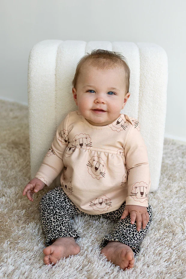 Baumwolljersey Cute Leo Look